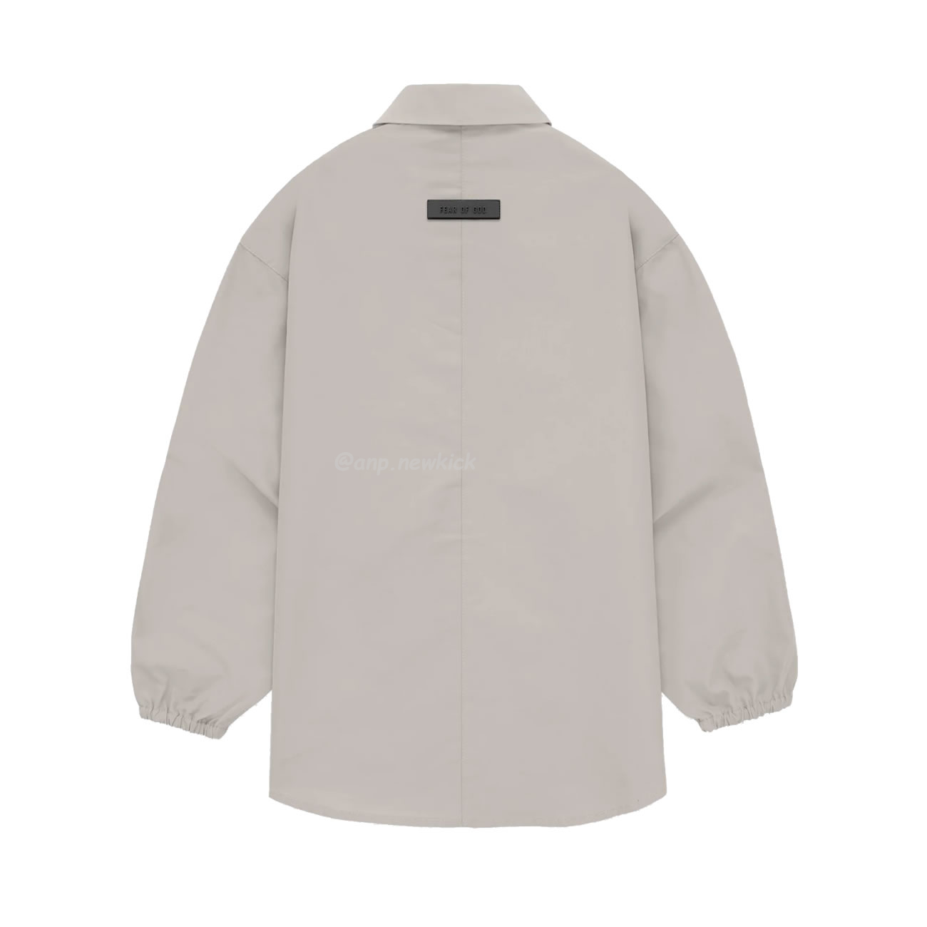 Fear Of God Essentials Fog 23fw Tie Cuffed Shirt Black Apricot Gray S Xl (9) - newkick.app